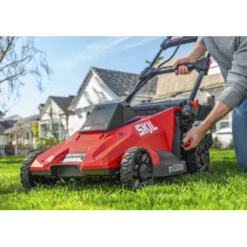 SKIL 40V Grasmaaier Brushless 49cm Incl. 5.0Ah Accu + Snellader 11 SKIL 40V Grasmaaier Brushless 49cm Incl. 5.0Ah Accu + Snellader -SKIL WINKEL 123 1061