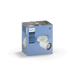 Philips Opbouwspot MyLiving Pongee LED Wit 5.5W -SKIL WINKEL 123 1386