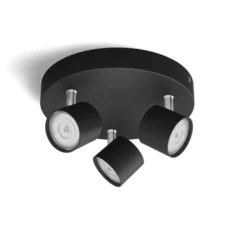 Philips Opbouwspot Star 3-lichts Zwart
