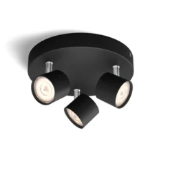 Philips Opbouwspot Star 3-lichts Zwart -SKIL WINKEL 123 1409