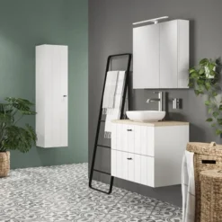 Tiger Spiegelverlichting Ancis Wit 60cm -SKIL WINKEL 123 1413