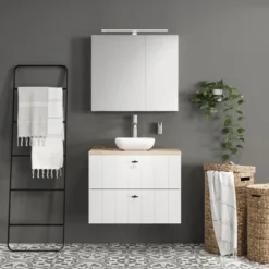 Tiger Spiegelverlichting Ancis Wit 60cm -SKIL WINKEL 123 1414