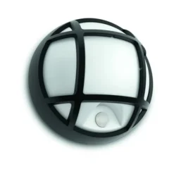 Philips Buitenlamp Eagle Met Bewegingssensor Met Raster Zwart LED 3.5W -SKIL WINKEL 123 1425
