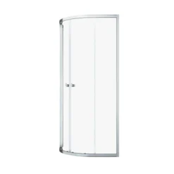 Sealskin Hooked Vierdelige Kwartronde Douchecabine Met Schuifdeuren 90x90x200 Cm, 6 Mm Helder Veiligheidsglas Met Antikalklaag Zilver Hoogglans -SKIL WINKEL 123 1498