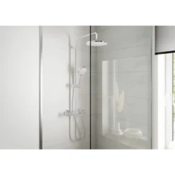 Hansgrohe Douchesysteem Vernis Blend 200 Met Thermostaatkraan Mat Zwart -SKIL WINKEL 123 1524