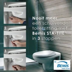 Bemis WC Bril Venezia Wit Kunststof Met Softclose -SKIL WINKEL 123 1559