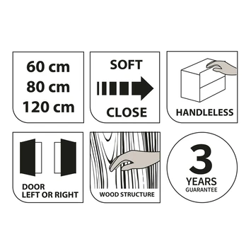 Tiger Karlo Kolomkast Chalet Eiken 160 Cm 3 Tiger Karlo Kolomkast Chalet Eiken 160 Cm - Afbeelding 3