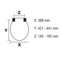 Bemis WC Bril New York Zwart Hout Met Softclose -SKIL WINKEL 123 1615