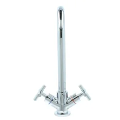 Aqualino Keukenkraan Ceronda 2-knops Chroom -SKIL WINKEL 123 1639