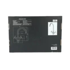 Aqualino Keukenkraan Ceronda 2-knops Chroom -SKIL WINKEL 123 1648