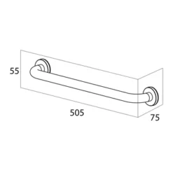Handson Wandkorf Smart RVS -SKIL WINKEL 123 1708