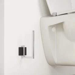 Tiger Reserverolhouder Zenna Hangend Chroom/Wengé -SKIL WINKEL 123 1716