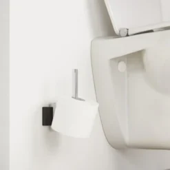 Tiger Reserverolhouder Zenna Hangend Chroom/Wengé -SKIL WINKEL 123 1717