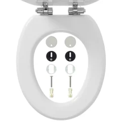 Tiger WC Bril Mississippi Wit Hout Met Softclose -SKIL WINKEL 123 1774