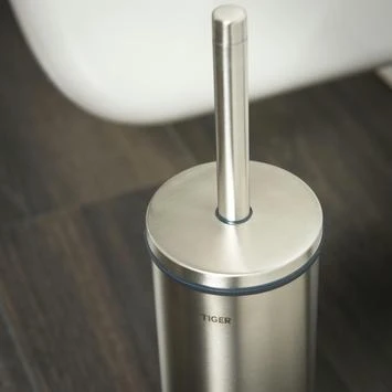 Tiger Boston Toiletborstelgarnituur RVS 2 Tiger Boston Toiletborstelgarnituur RVS - Afbeelding 2