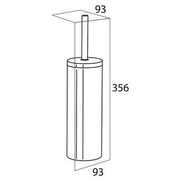Tiger Boston Toiletborstelgarnituur RVS 4 Tiger Boston Toiletborstelgarnituur RVS - Afbeelding 4