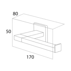 Tiger Toiletrolhouder Items RVS -SKIL WINKEL 123 1860