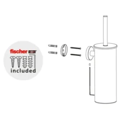 Marho Toiletborstelhouder Luxor Gun Metal -SKIL WINKEL 123 1899