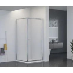Atlantic Roan Douchewand En -deur 90x90x190cm Chroom -SKIL WINKEL 123 1914