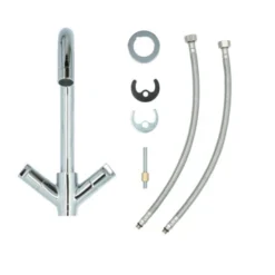 Aqualino Keukenkraan Fortore 2-knops Chroom -SKIL WINKEL 123 1954