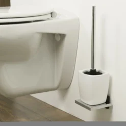 Tiger Toiletborstelhouder Zenna Hangend Chroom/Wengé -SKIL WINKEL 123 1976