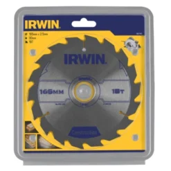 Irwin Cirkelzaagblad Ø165 Mm. Inclusief Reduceerringen Waardoor Geschikt Voor Asgat 16, 20 En 30 Mm, Vertanding 18T -SKIL WINKEL 123 29
