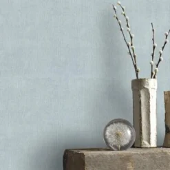 Superfresco Easy Vliesbehang Extra Breed Linnen Uni Met Glans Blauw (102376) -SKIL WINKEL 123 445