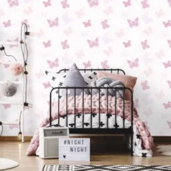 Superfresco Easy Vliesbehang Vlinders Roze 100114 -SKIL WINKEL 123 485