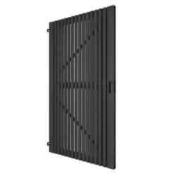 Tuinpoort Andalusië Verticaal Zwart -SKIL WINKEL 123 673