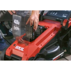 SKIL 20V Grasmaaier 0130BA Brushless 34cm + 2 Accu's 2,0Ah + Snellader -SKIL WINKEL 123 878