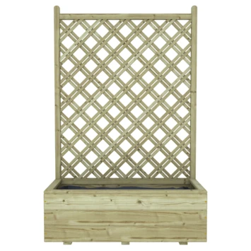 Bloembak Met Dubbele Trellis 90x40 Cm 2 Bloembak Met Dubbele Trellis 90x40 Cm - Afbeelding 2